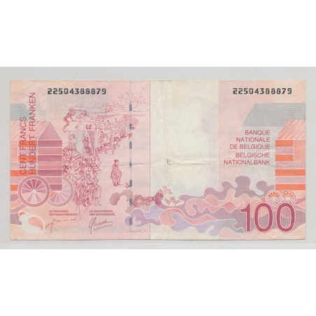 Belgique - 100 Francs - TTB