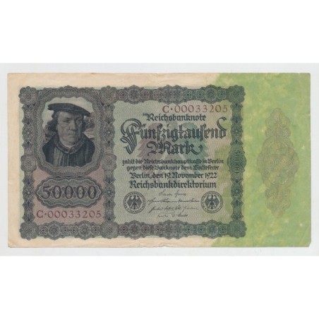 Allemagne - 50000 Marks 1922 - TTB