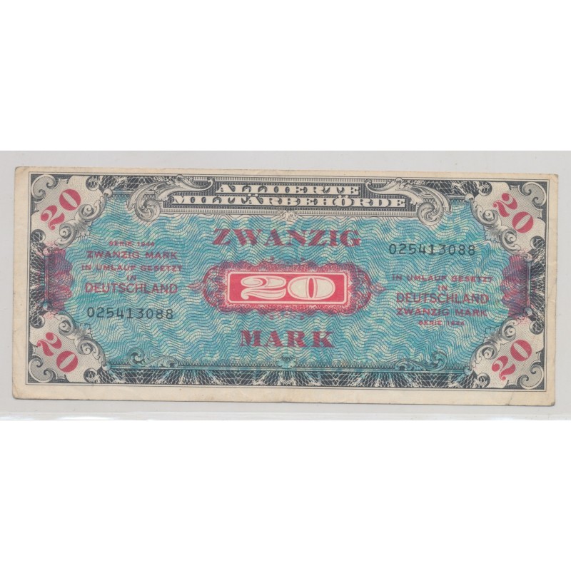 Allemagne - 20 Mark 1944 - TB+