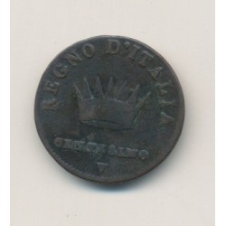Italie - centesimo 1808 V - Napoleon empereur 2