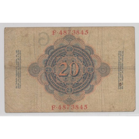 Allemagne - 20 Mark 1910 - TB+