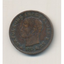 Italie - centesimo 1813 V - Napoleon empereur