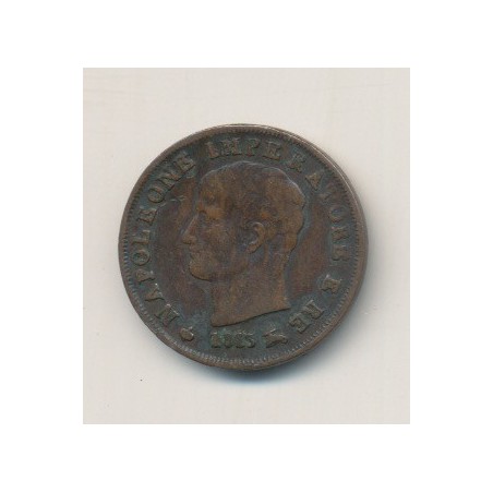 Italie - centesimo 1813 V - Napoleon empereur