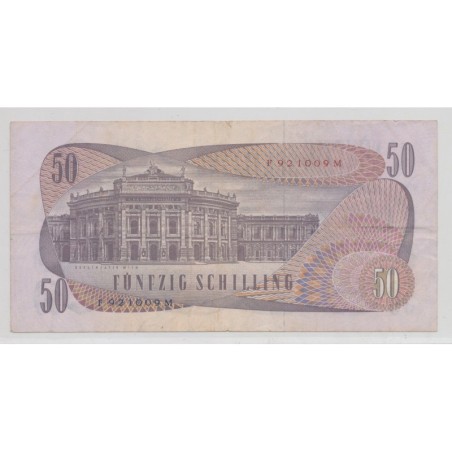 Autriche - 50 Schilling 1970 - TTB