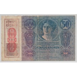 Autriche/Hongrie - 50 Korona 1914 - TB+