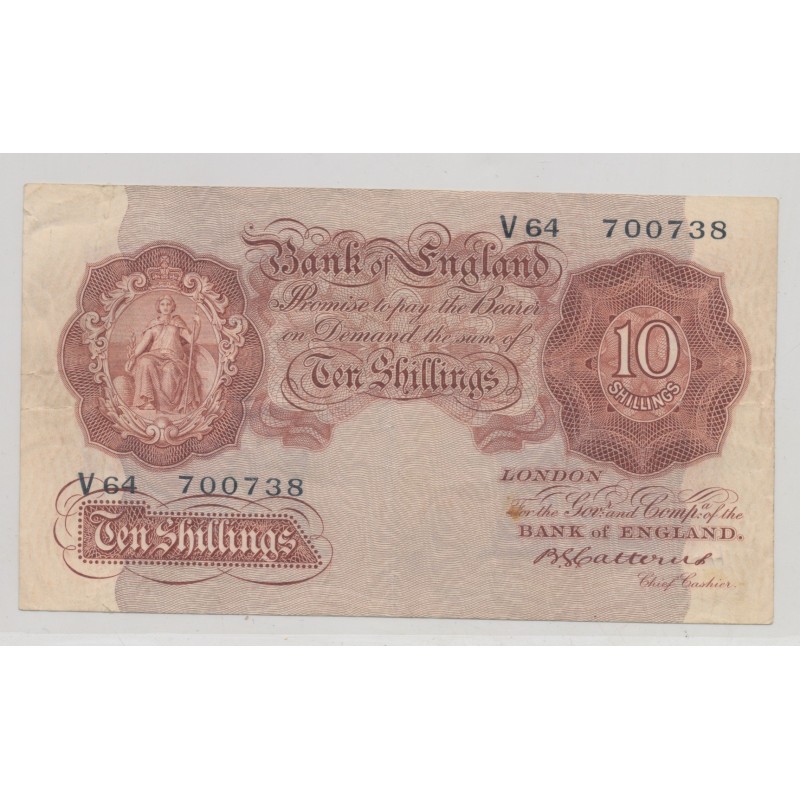 Angleterre - 10 Shillings - TB+