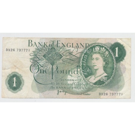 Angleterre - 1 Pound Elisabeth II - TB/TTB
