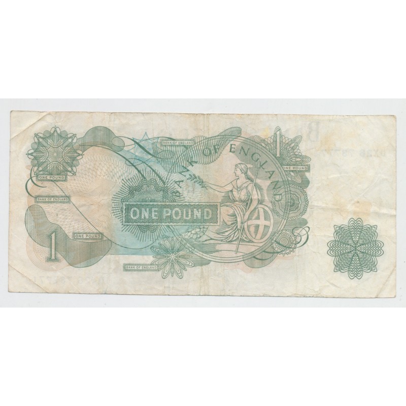 Angleterre - 1 Pound Elisabeth II - TB/TTB
