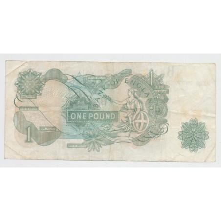 Angleterre - 1 Pound Elisabeth II - TB/TTB
