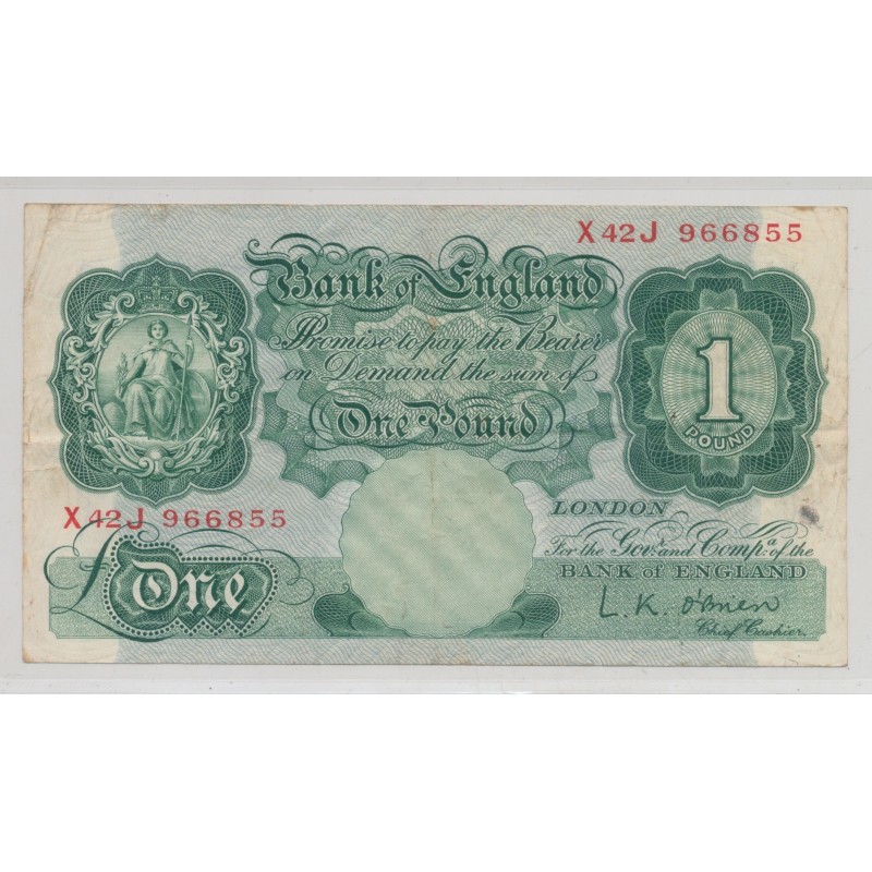 Angleterre - 1 Pound - ND 1955-60 - TB