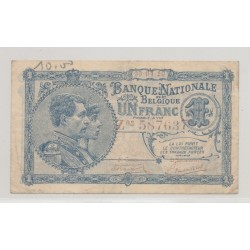 Belgique - 1 Franc - 30.04.1920 - TB+
