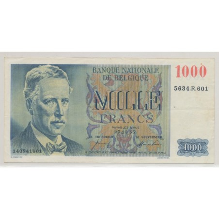 Belgique - 1000 Francs - 25.10.1955 - TTB+