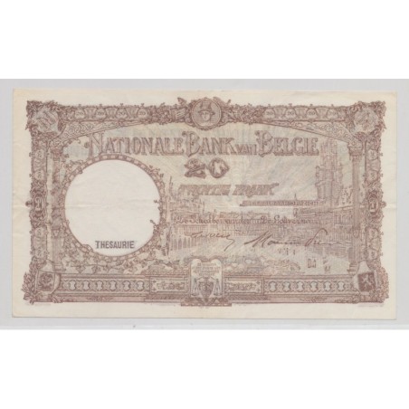 Belgique - 20 Francs - 1.09.1948 - TTB