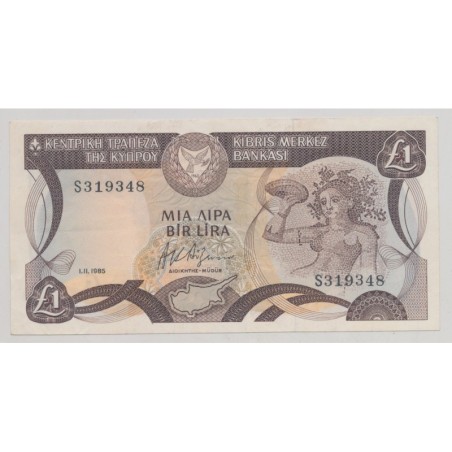 Chypre - 1 Pound - 1.11.1985 - TTB