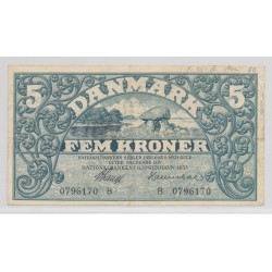Danemark - 5 Kroner - 1933 B - TTB