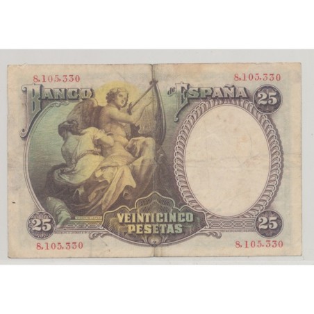 Espagne - 25 Pesetas 1931 - TB+