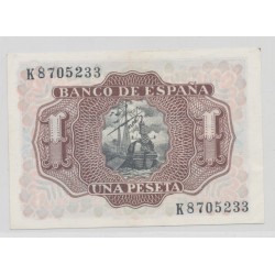 Espagne - 1 Peseta 1953 - TTB+ 2