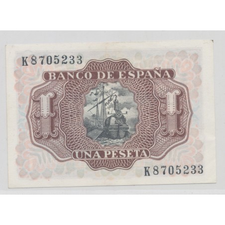 Espagne - 1 Peseta 1953 - TTB+