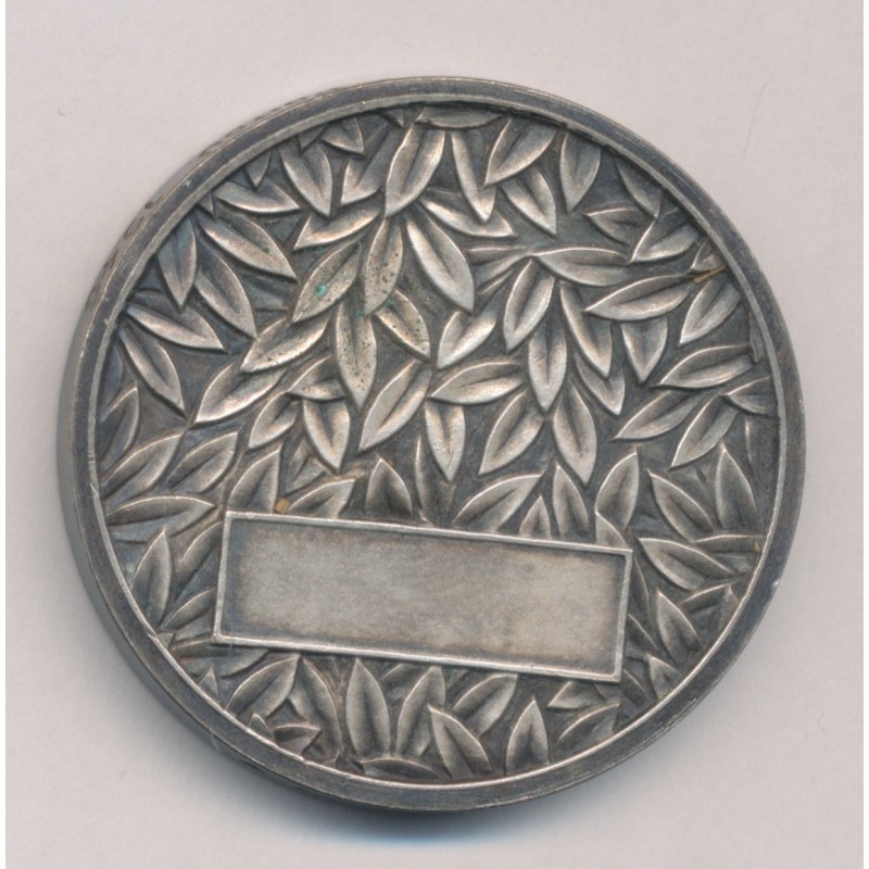 Médaille - Thème Sport - bronze argenté - 42mm - inscription sur la tranche