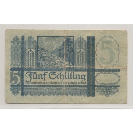 Autriche - 5 Schilling 1945 - TB+