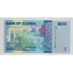 Ouganda - 2000 Shillings 2010 -  Neuf