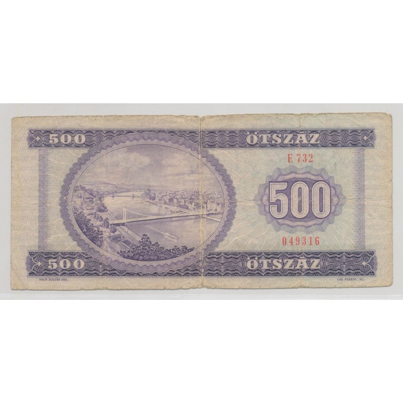Hongrie - 500 Forint 1975 - TB