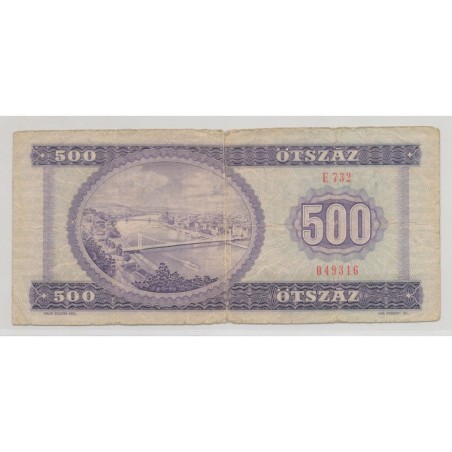 Hongrie - 500 Forint 1975 - TB