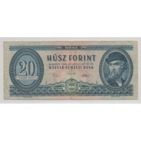 Hongrie - 20 Forint 1969 - TB