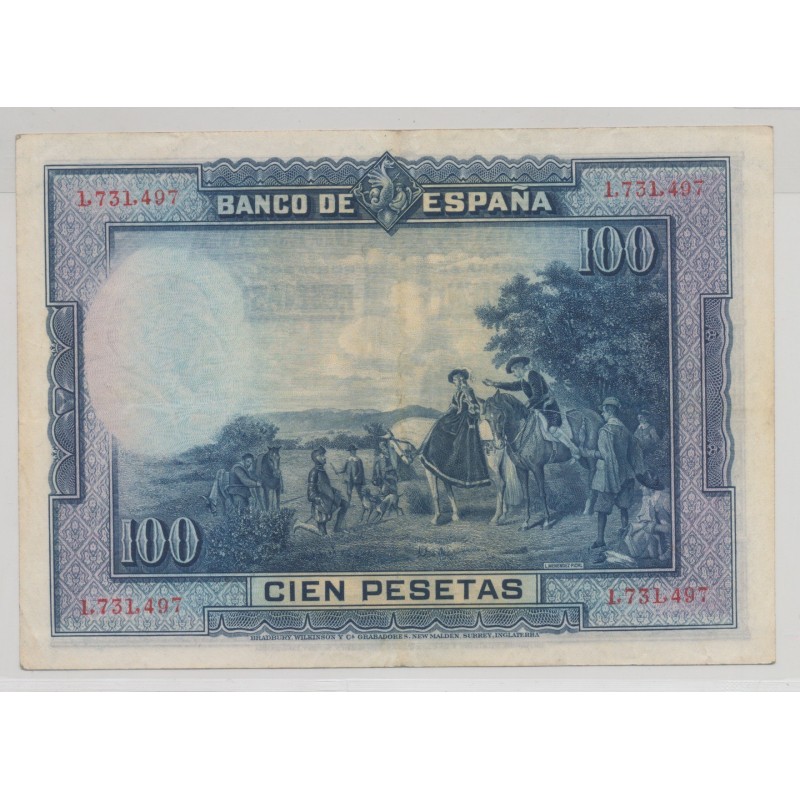 Espagne - 100 Pesetas 1928 - TTB+