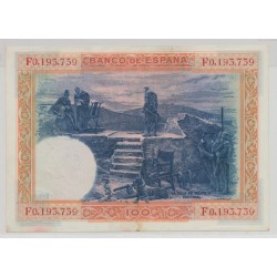 Espagne - 100 Pesetas 1925 - TTB+ 2