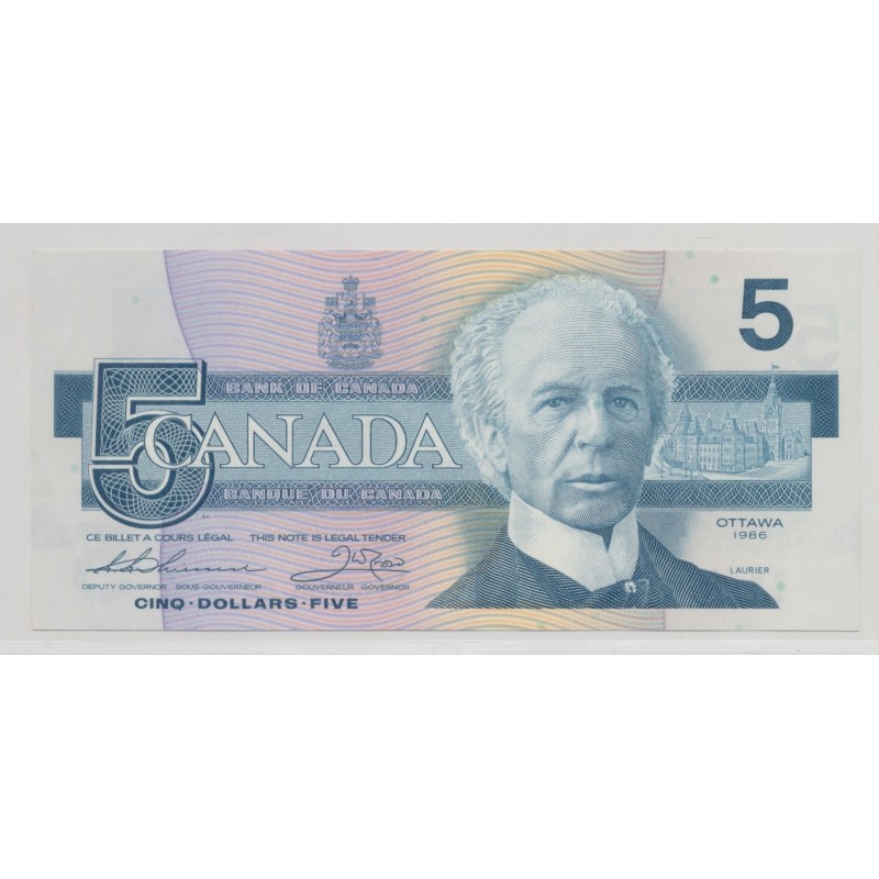 Canada - 5 Dollars 1986 - SUP