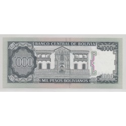 Bolivie - 1000 Pesos 1982 - Neuf 2