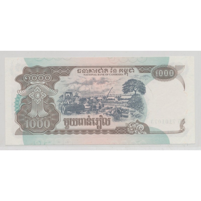 Cambodge - 1000 Riels 1999 - Neuf