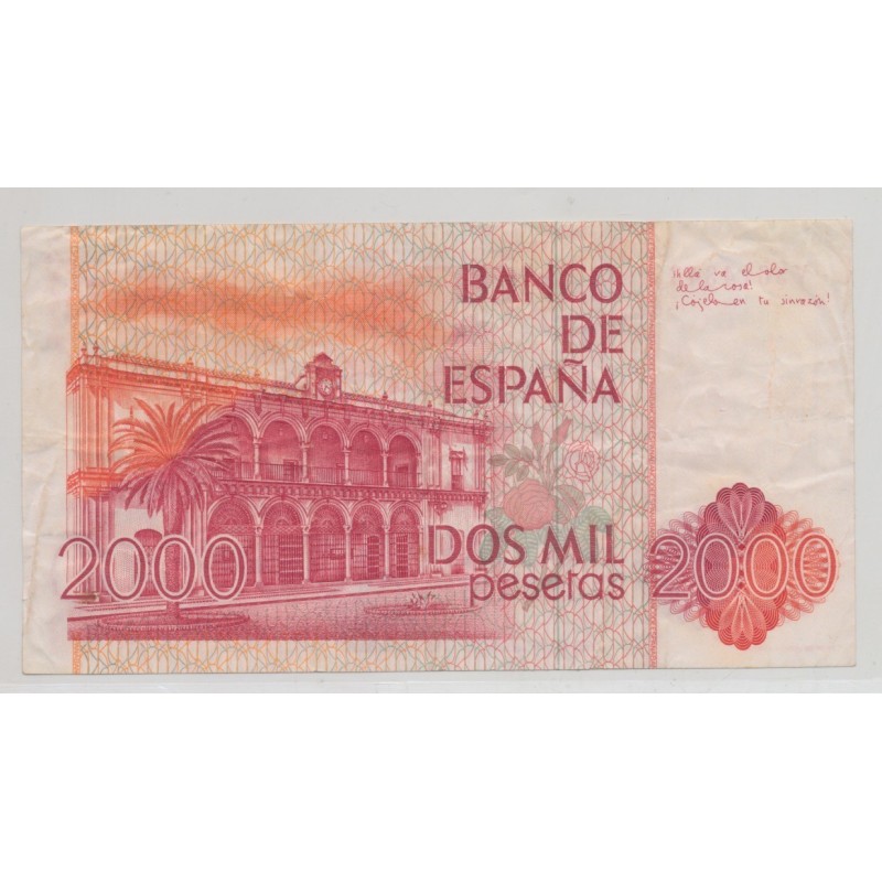 Espagne - 2000 Pesetas 1980 - TTB