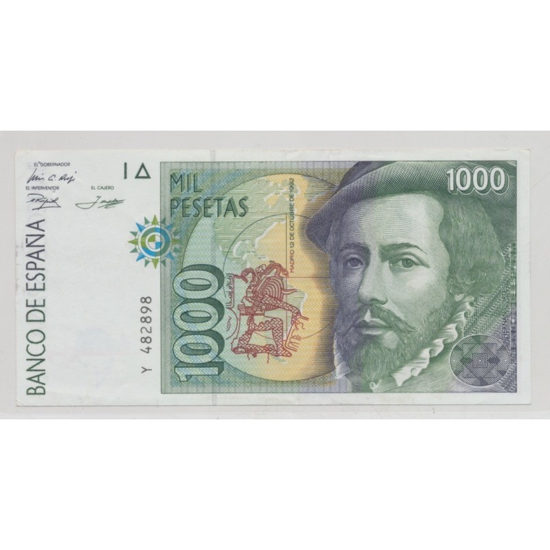 Espagne - 1000 Pesetas 1992 - SUP+