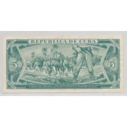Cuba - 5 Pesos 1990 - TTB 2