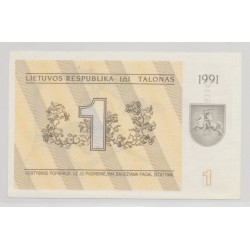 Lituanie - 1 Talonas 1991 - Neuf