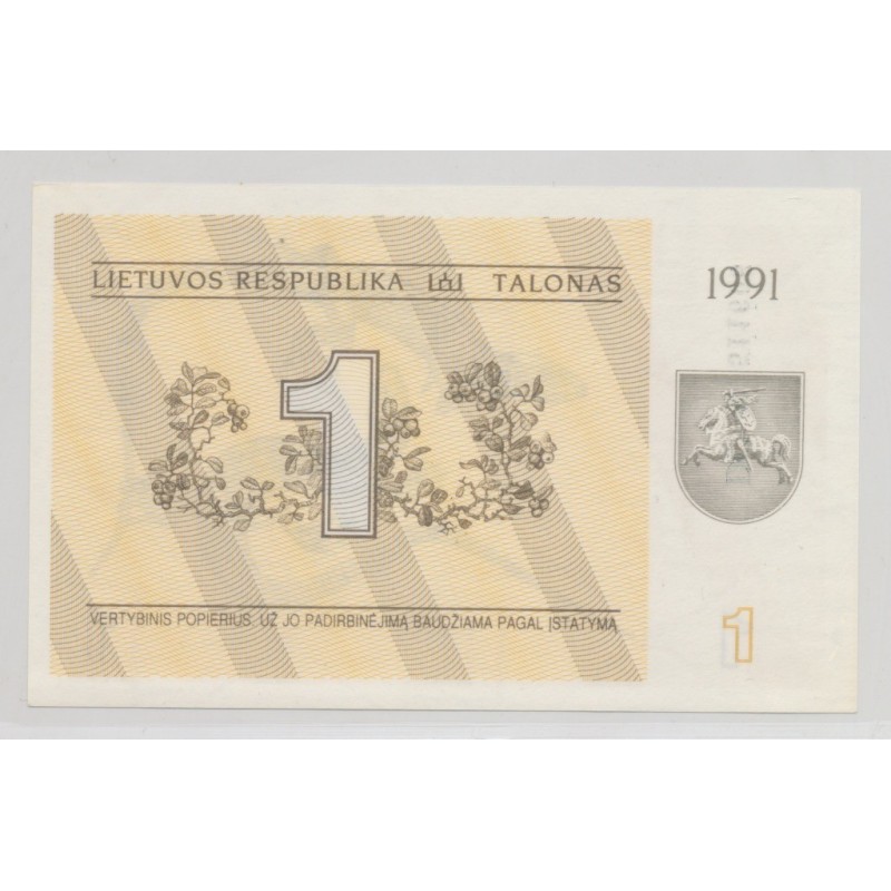 Lituanie - 1 Talonas 1991 - Neuf