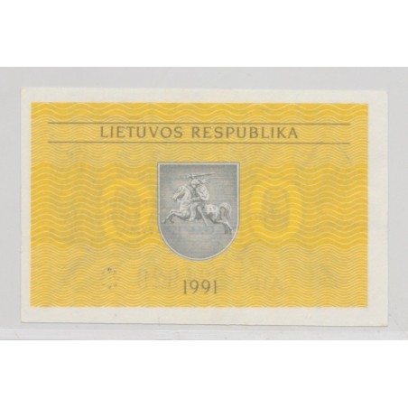 Lituanie - 0,50 Talonas 1991 - Neuf