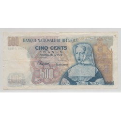 Belgique - 500 Francs - 22.08.1/963 - TTB 2