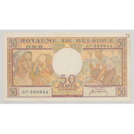 Belgique - 50 Francs - 1.06.19448 - TTB