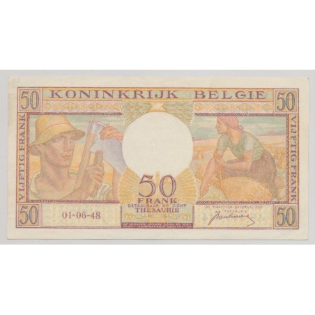 Belgique - 50 Francs - 1.06.19448 - TTB