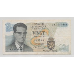 Belgique - 20 Francs - 15.06.1964 - TTB