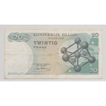Belgique - 20 Francs - 15.06.1964 - TTB