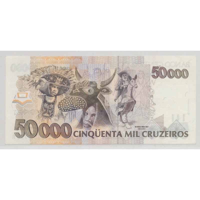 Brésil - 50000 cruzeiros 1992 - Neuf