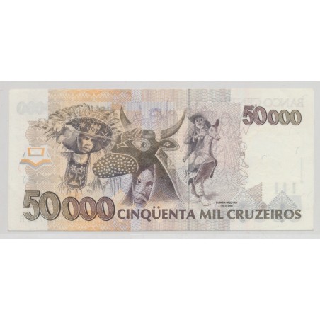 Brésil - 50000 cruzeiros 1992 - Neuf
