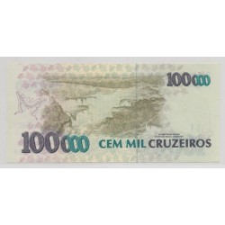 Brésil - 100000 cruzeiros 1992 - Neuf 2