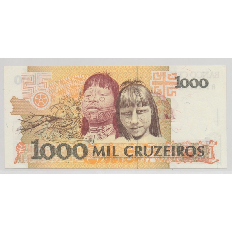 Brésil - 1000 cruzeiros 1990 - SUP