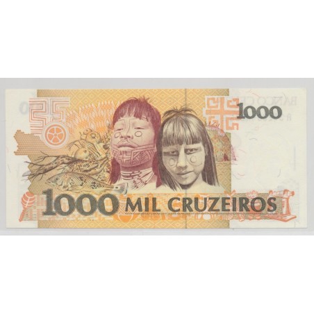 Brésil - 1000 cruzeiros 1990 - SUP