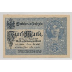 Allemagne - 5 Mark 1917 - TTB+